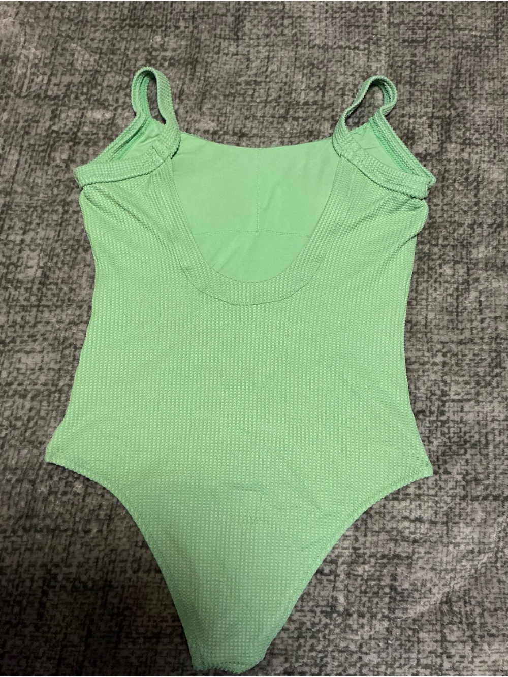 Mint Condition 🌿 Aerie One-Piece Cheeky Swimsuit | Ribbed Texture | Size M Long - Picture 2 of 5